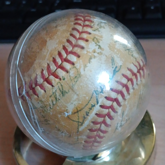 1950s Era Team Signed Ball - Picture 3 of 4